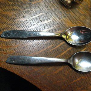 🥄 Superior Stainless Mid Century Spoons (2)